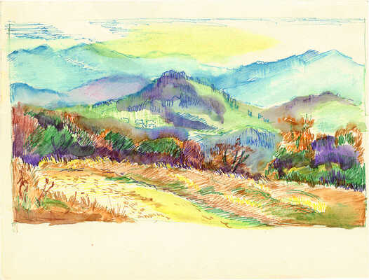 Трошина-Дейнеко Елена Николаевна. Горный пейзаж 